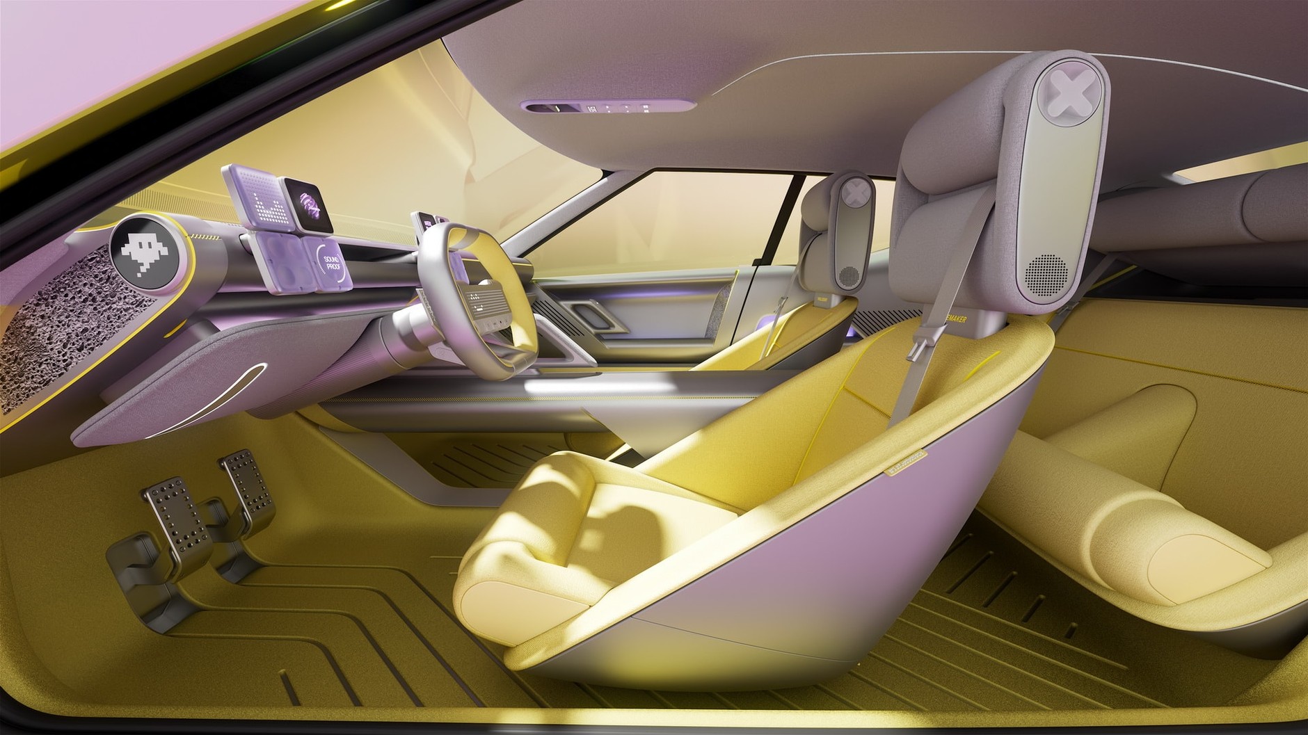 Kabina studyjnego Hyundaia Concept Three