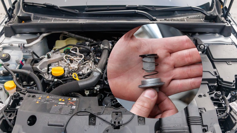 Filtr bezpieczeństwa filtra oleju