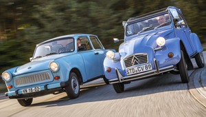 Trabant kontra Citroen 2CV - czyli plastik kontra elastik