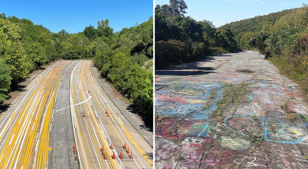 Fragmenty Route 23 i Route 61 w USA prowadzące donikąd