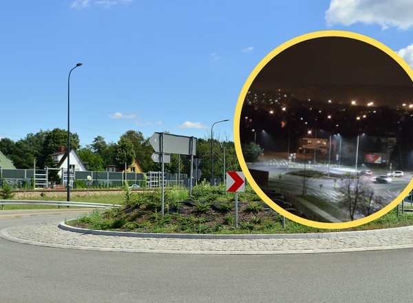 Z impetem wjechał na rondo. To nie mogło się udać [WIDEO]