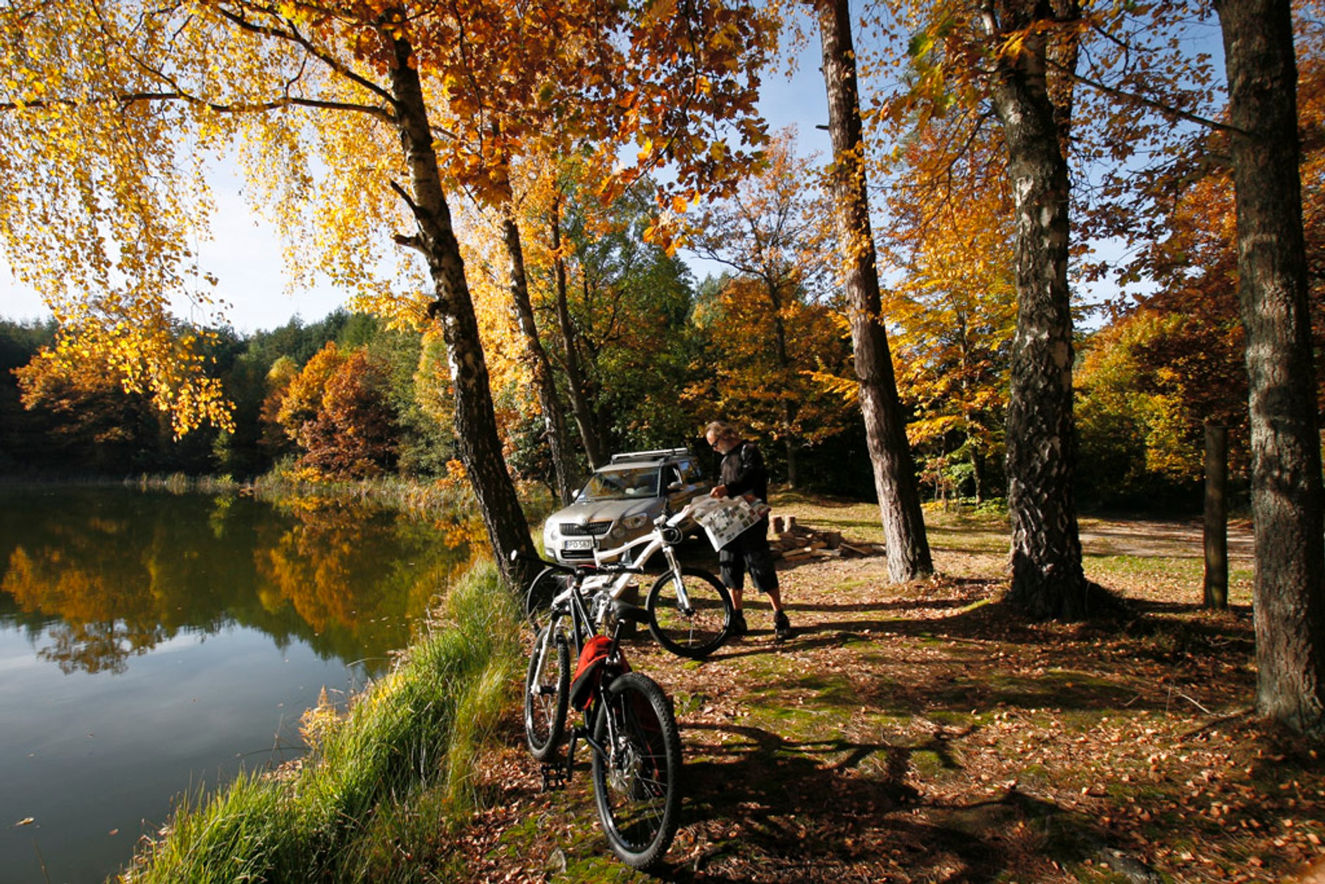 Skodą Yeti i rowerem wzdłuż wybrzeża