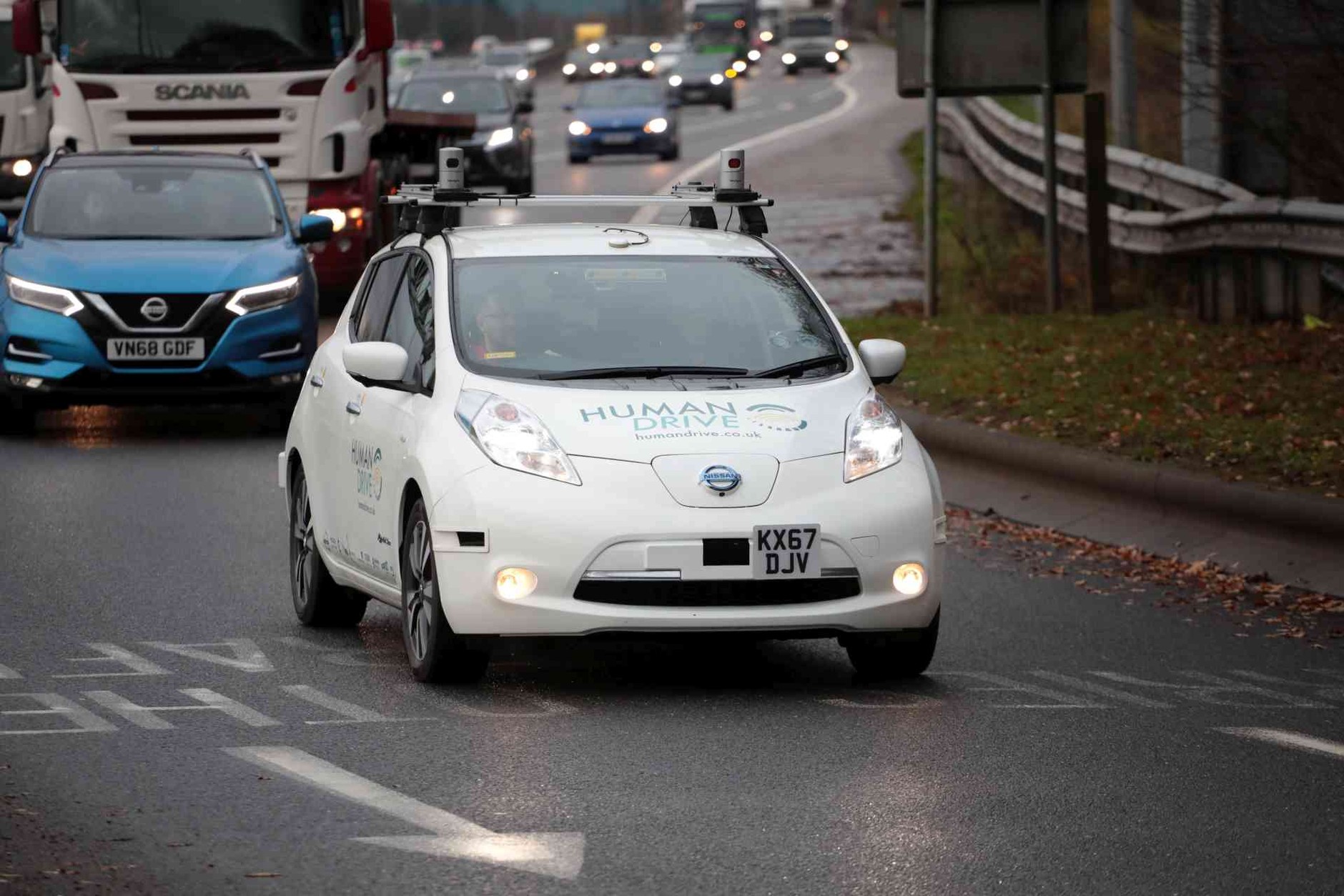 Autonomiczny Nissan Leaf