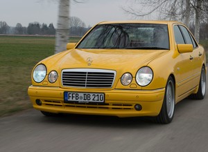 Mercedes W210 E50 AMG - jeśli okular, to tylko taki!
