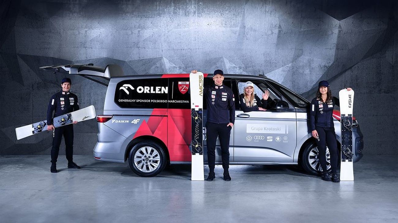 Polscy zawodnicy będą wozić sprzęt Volkswagenami