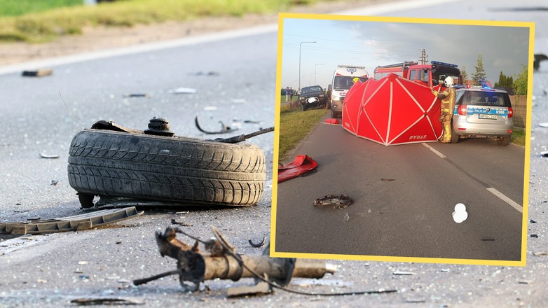 Motocyklista zderzył się z radiowozem. 59-latek nie przeżył (screen: kppspchojnice/Facebook)