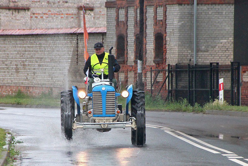 Zetor 25 na trasie do Skandynawii