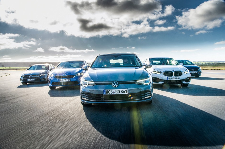 Porównanie: VW Golf VIII kontra BMW serii 1, Kia Ceed, Mercedes klasy A i Opel Astra
