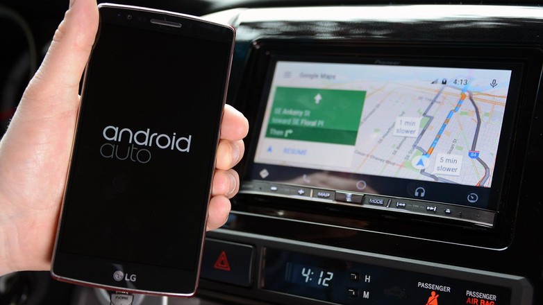 Android Auto z Google Maps
