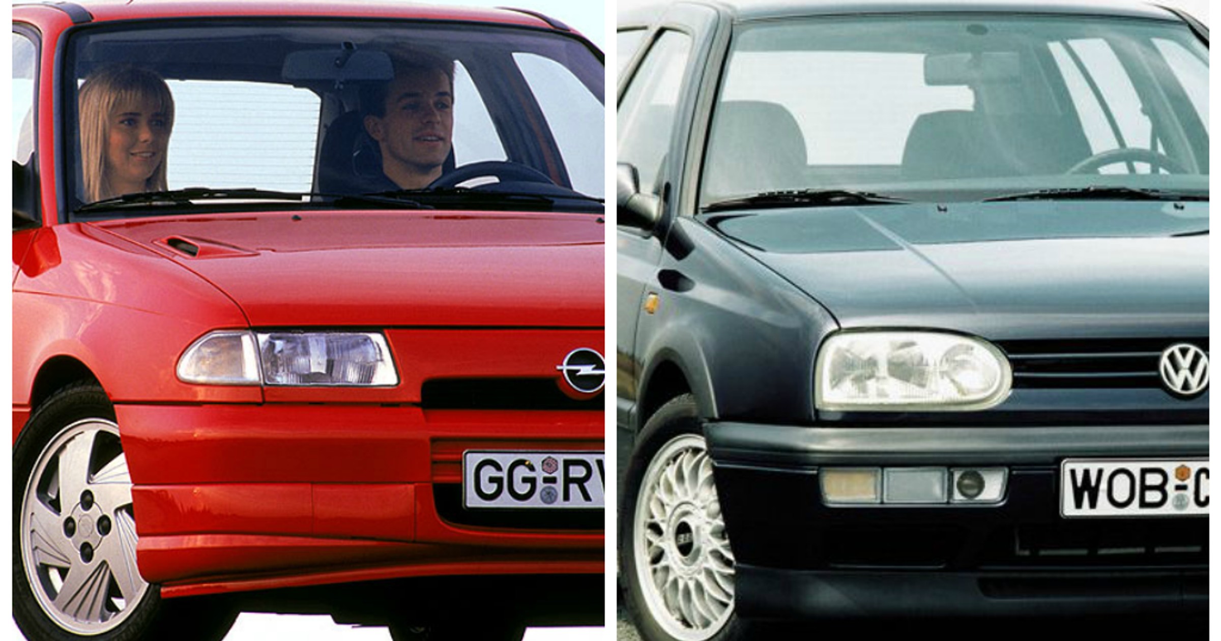Opel Astra I vs. Volkswagen Golf III