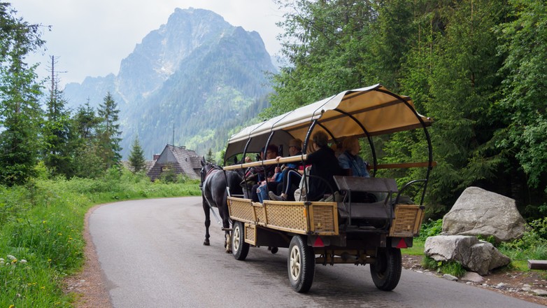 Zakończyły się testy hybrydowego wozu konnego wożącego turystów do Morskiego Oka