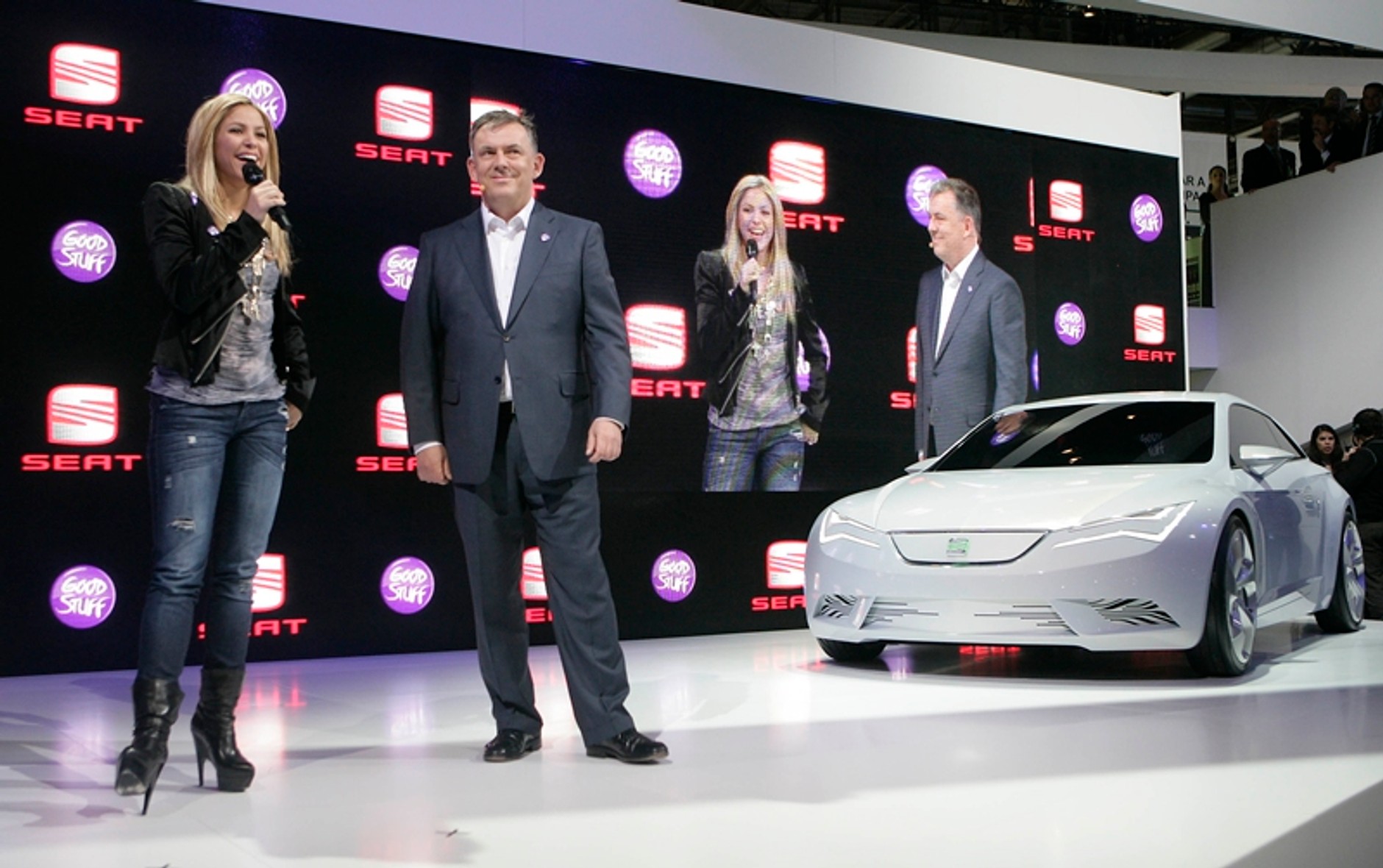 Shakira i Justin Timberlake gwiazdami salonu w Genewie