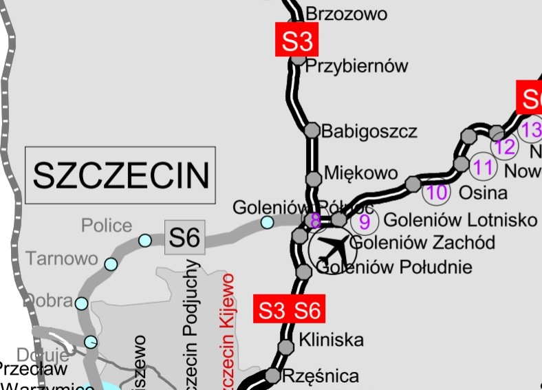 S3 Brzozowo - Rzęśnica