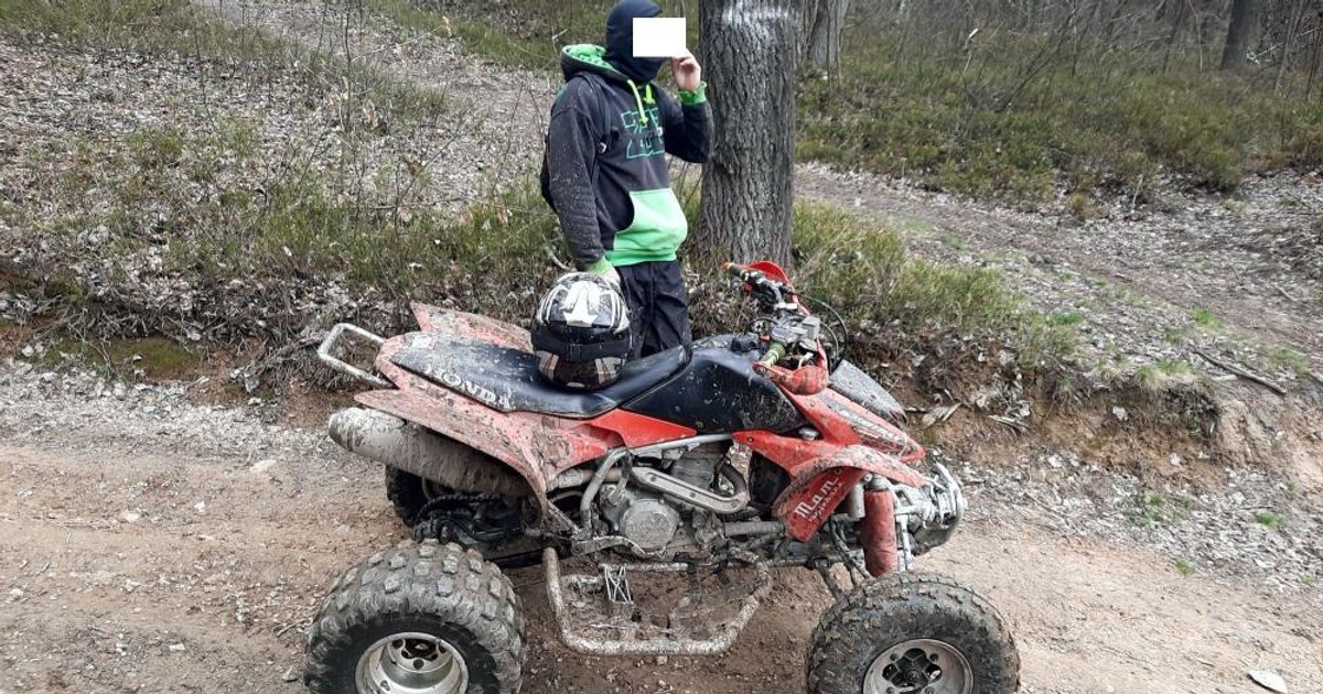 Interwencja Straży Leśnej w Nadleśnictwie Zagnańsk