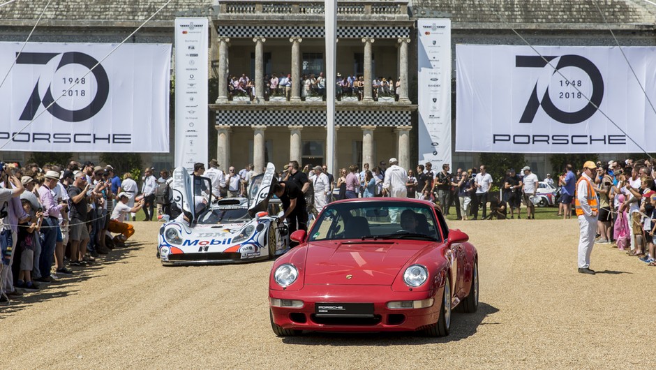 70 lat Porsche – parada w Goodwood