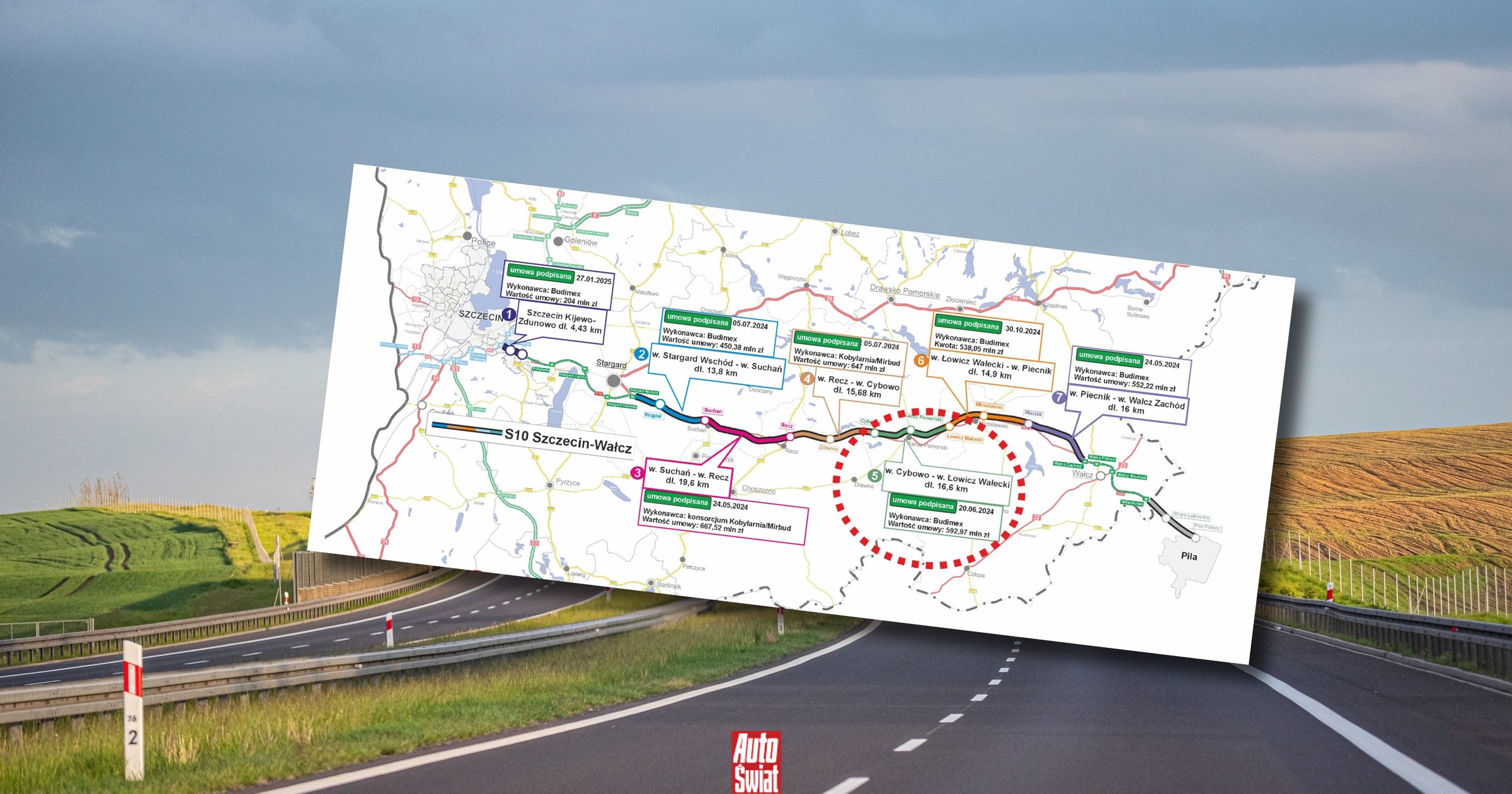 GDDKiA pokazała, co się dzieje na budowie S10. Wiemy, kiedy się skończy