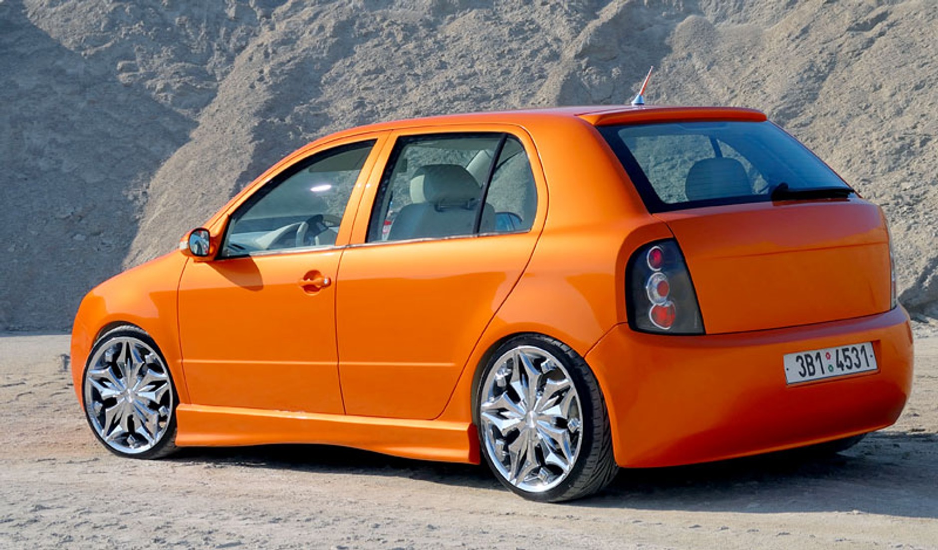 Garaż tunera: Škoda Fabia 1.4 16V – lisek pustynny