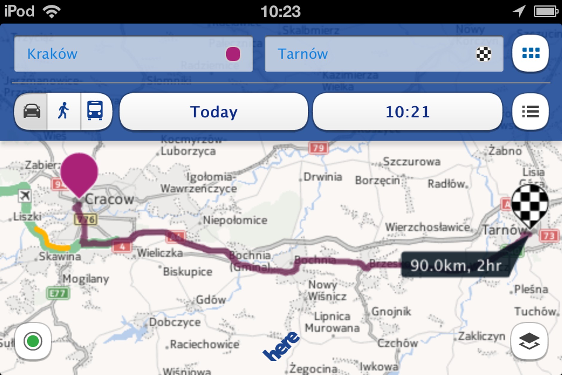 Która nawigacja prowadzi nowym odcinkiem A4?