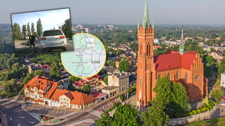 Nie ustąpił mu przejazdu. "Szeryf" się zdenerwował (Screen: YouTube/Stop Cham/Google Maps)