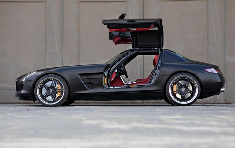 Mercedes SLS Kicherer – matowy i mocny