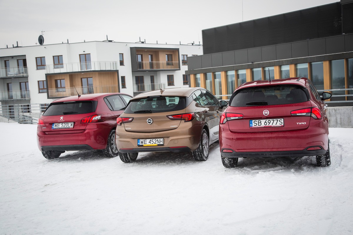 Fiat Tipo kontra Opel Astra i Peugeot 308