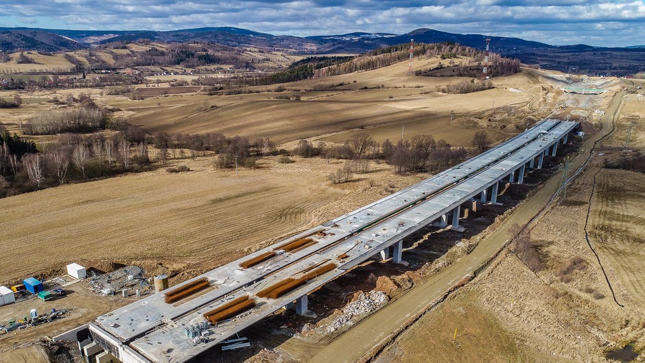 Budowa estakad na drodze ekspresowej S3