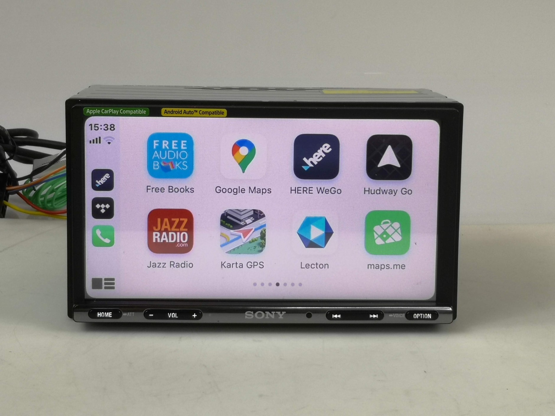 Sony XAV-AX3005 menu telefonu