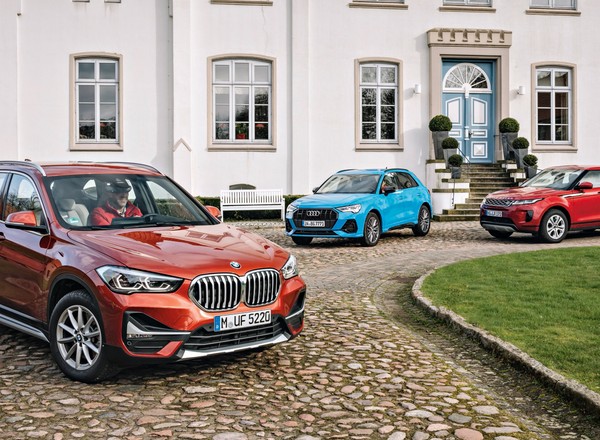 Porównanie SUV-ów klasy premium: Audi Q3, BMW X1, Range Rover Evoque