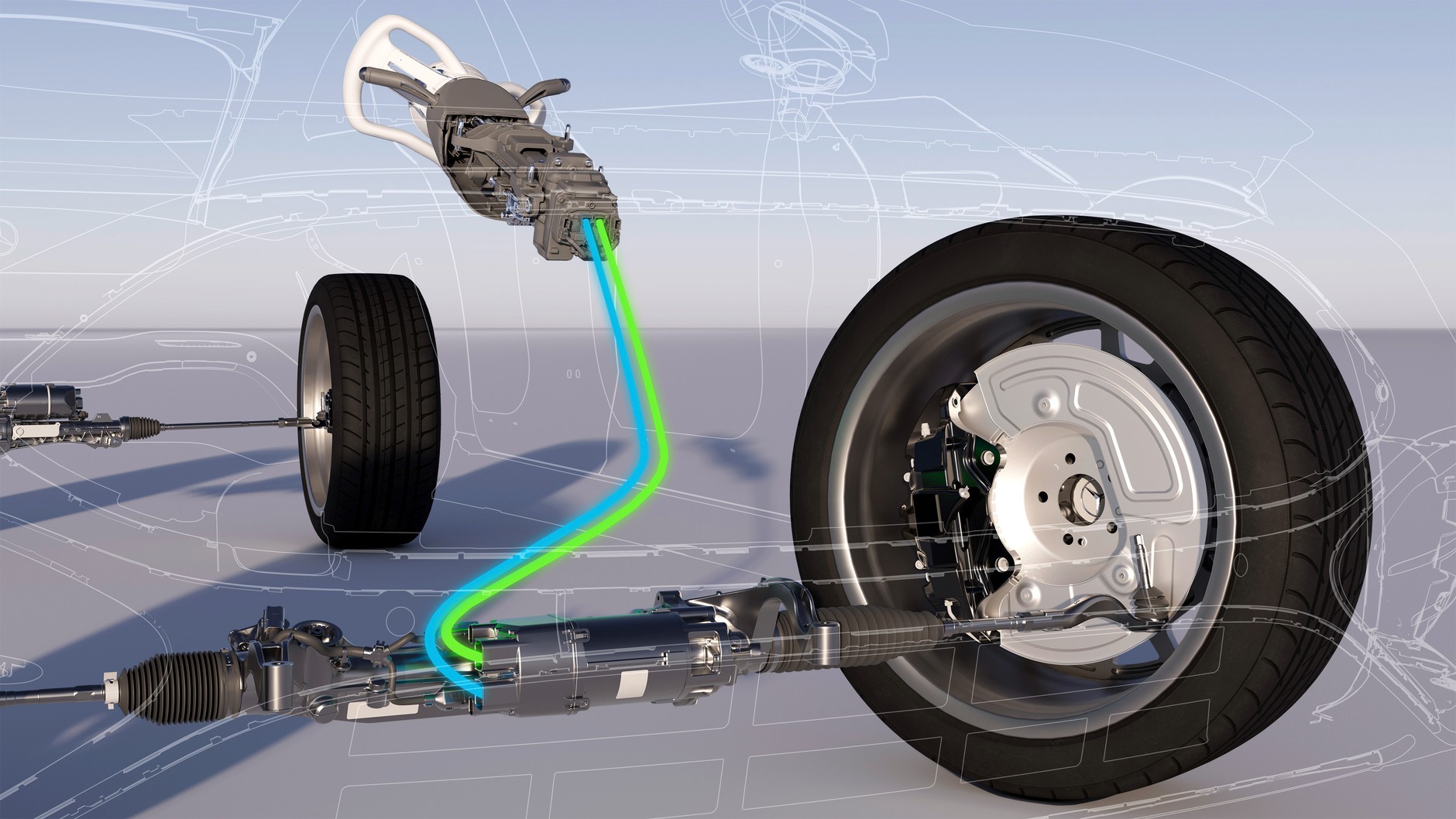 Układ kierowniczy steer-by-wire w nowych Mercedesach