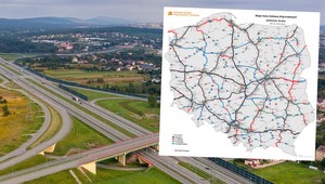 Autostrady, drogi ekspresowe, drogi krajowe i obwodnice w budowie. Aktualny stan