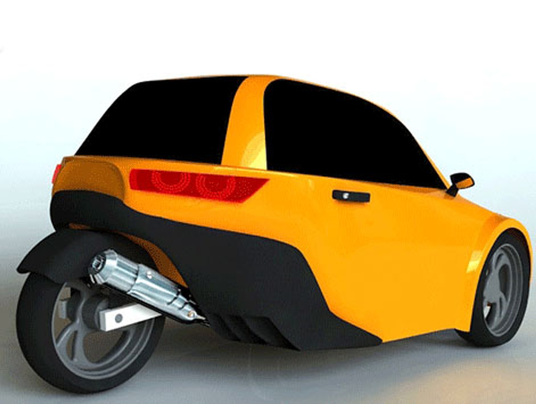 Pompéo: oszczędny miejski trójkołowiec (wideo)