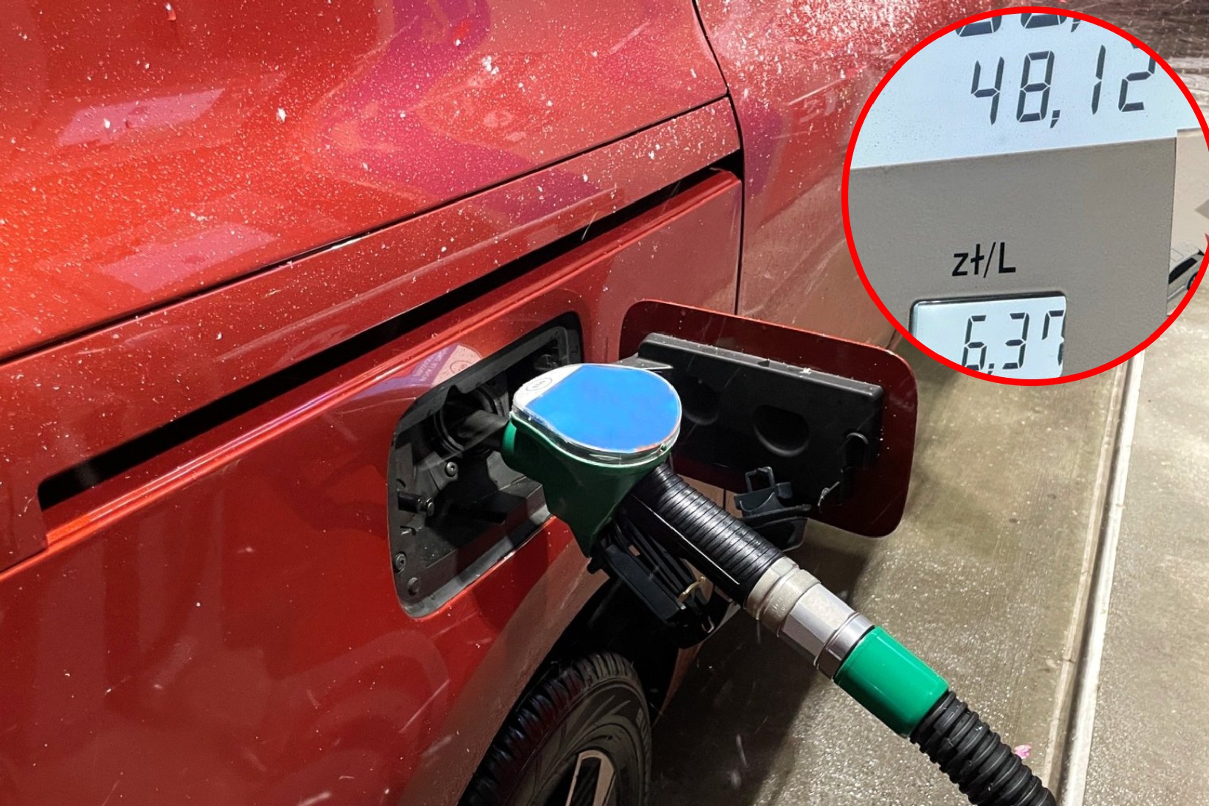 Pojechałem na stację i zatankowałem więcej paliwa, niż mieści mój bak. Nie ja jeden