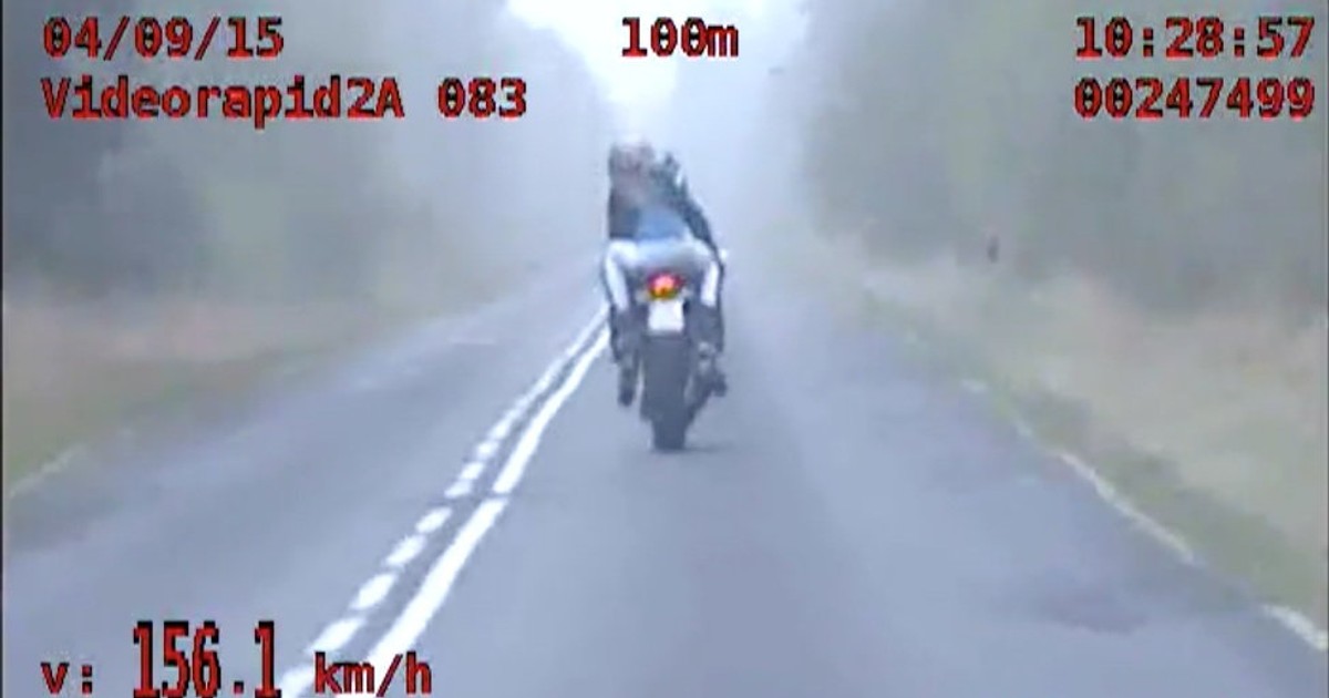 160 km/h na motocyklu