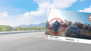 Wymusił hamowanie. Po klaksonie nagle wyskoczył z auta i się zaczęło [WIDEO]
