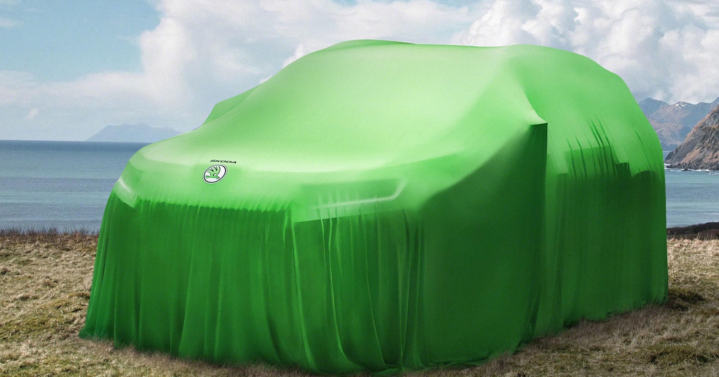 Skoda Kodiaq wciąż pod przykryciem