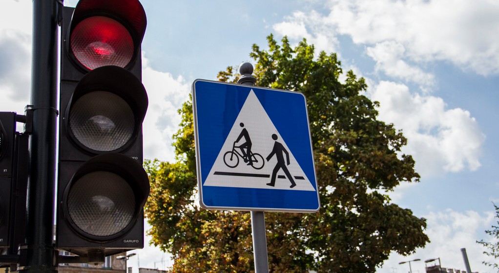 Przejście dla pieszych i dla rowerzystów