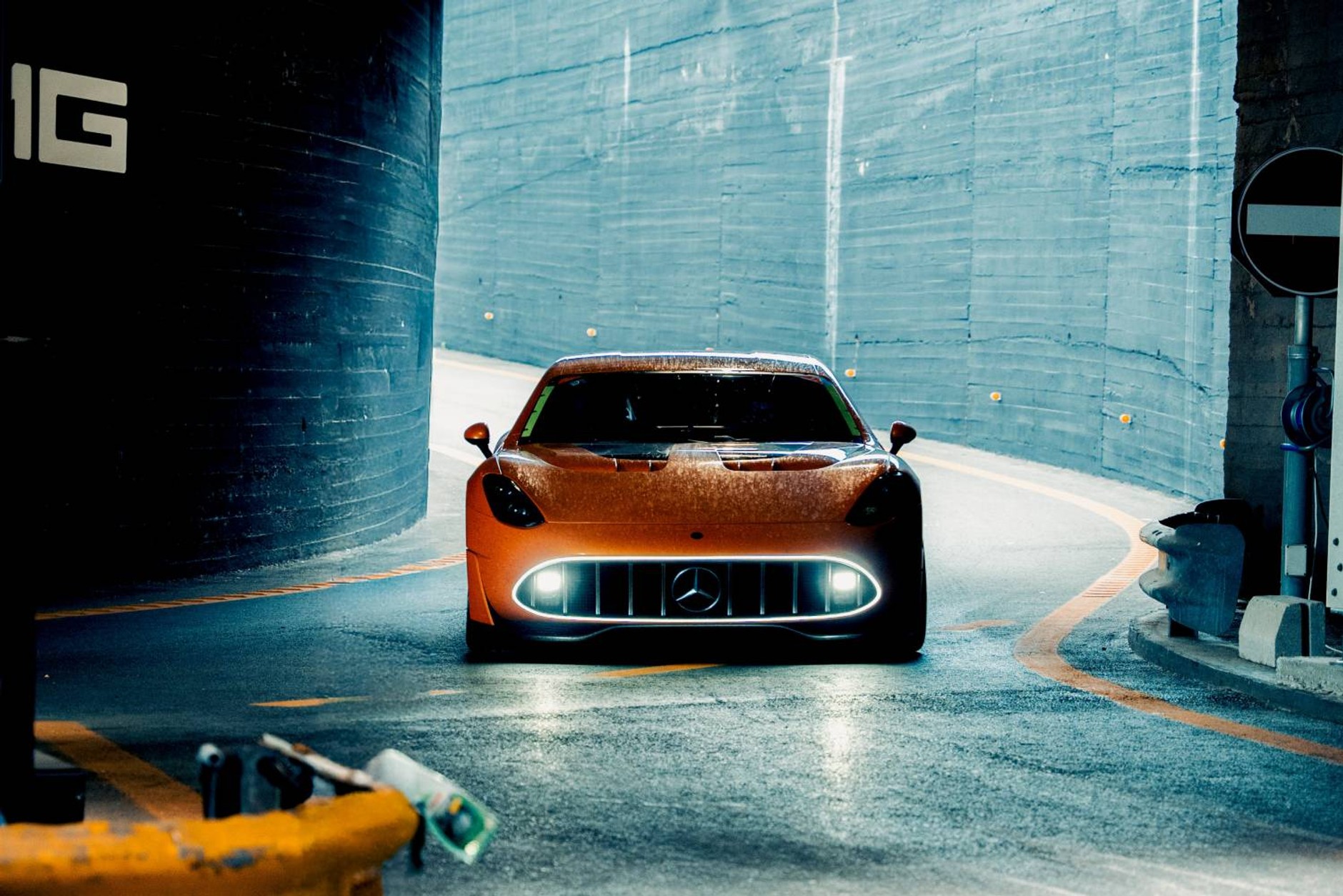 CONCEPT AMG GT XX na torze Nardo