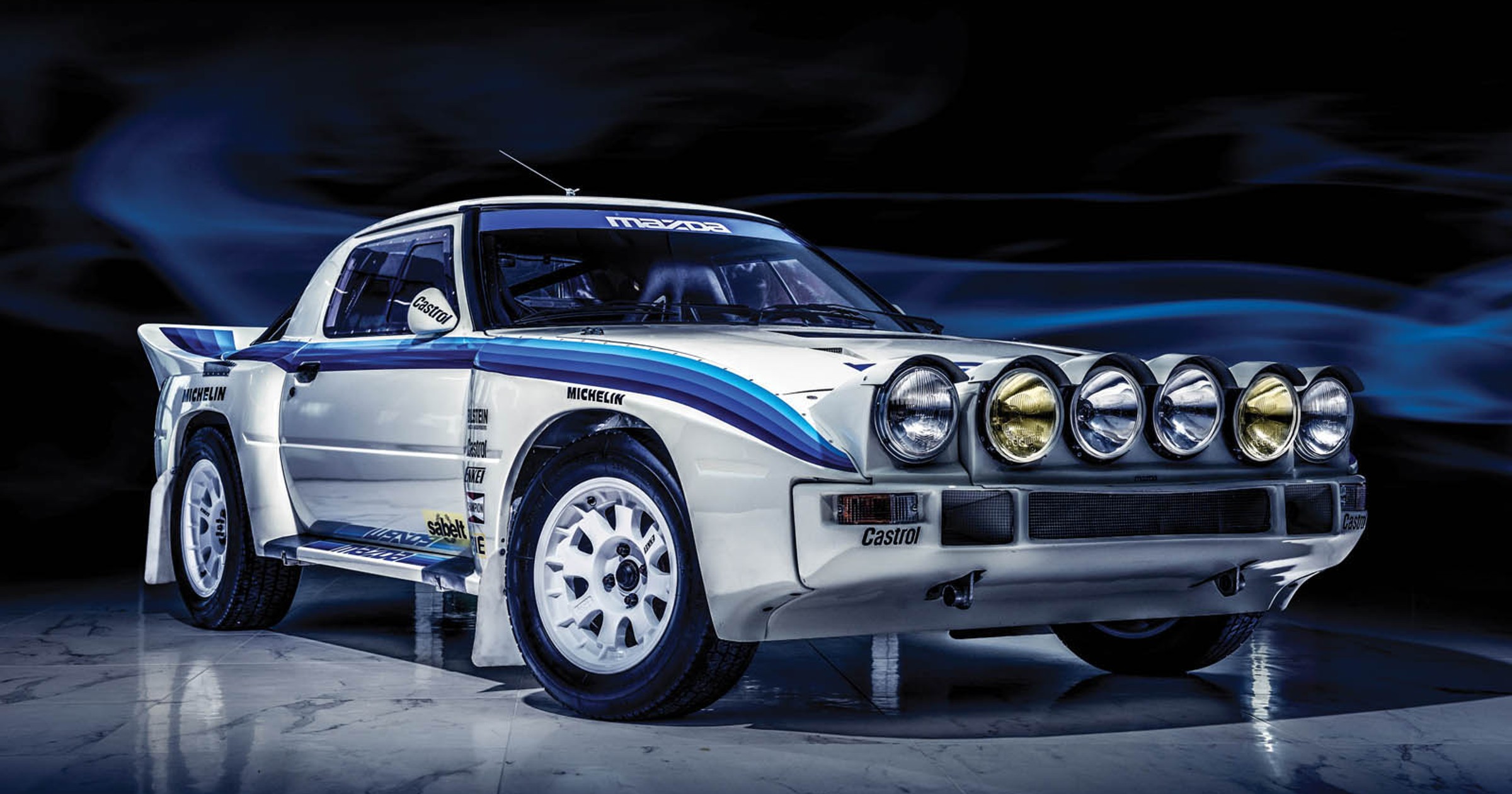 Kto pierwszy wsiądzie za kółko rajdowej Mazdy RX-7 Evo?