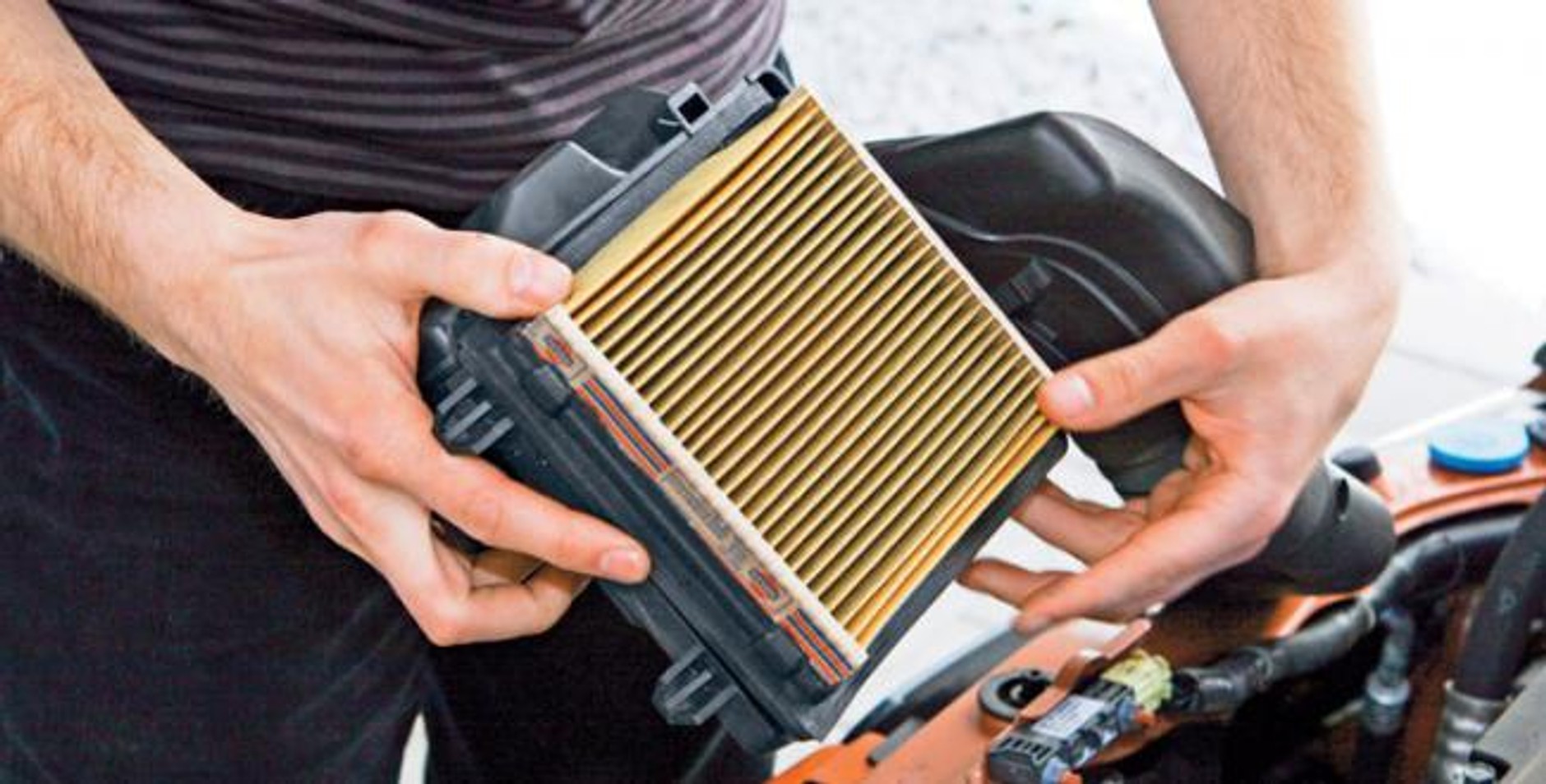 Brudny filtr powietrza