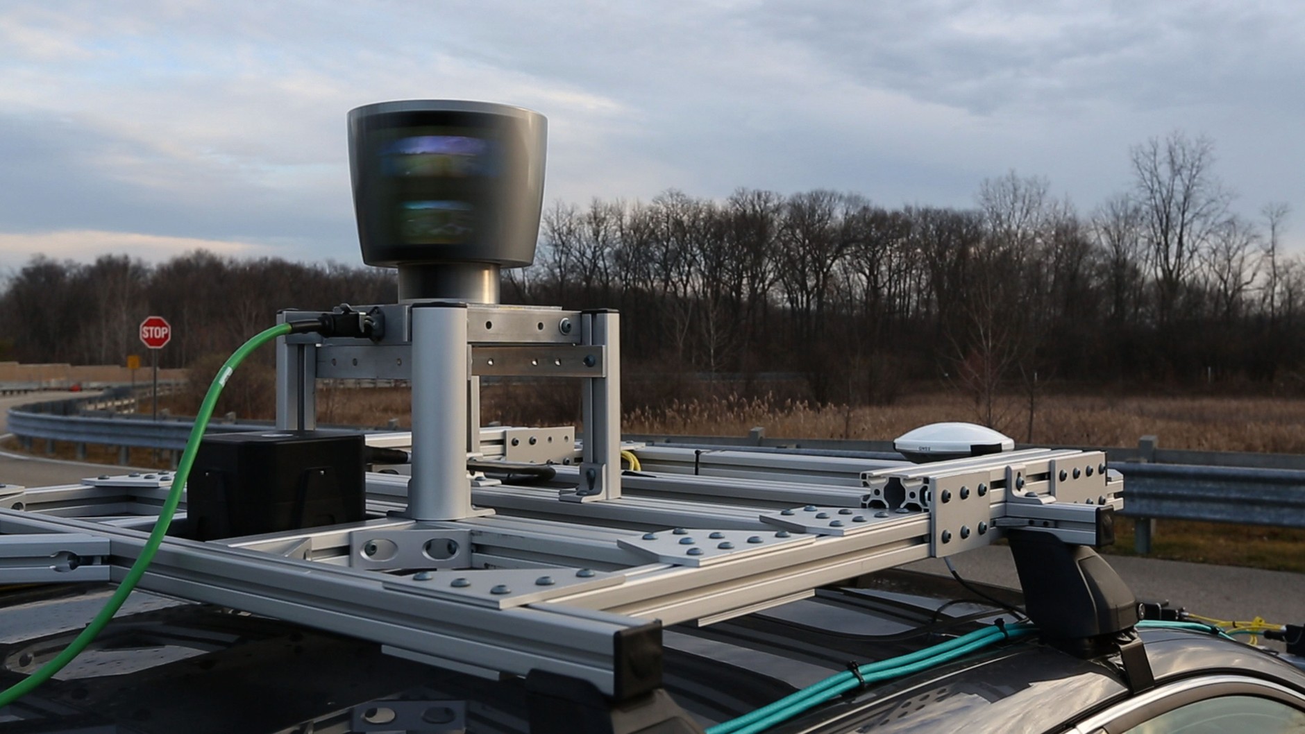 Obrotowa głowica LIDAR 2013 r. z Lexusa LS