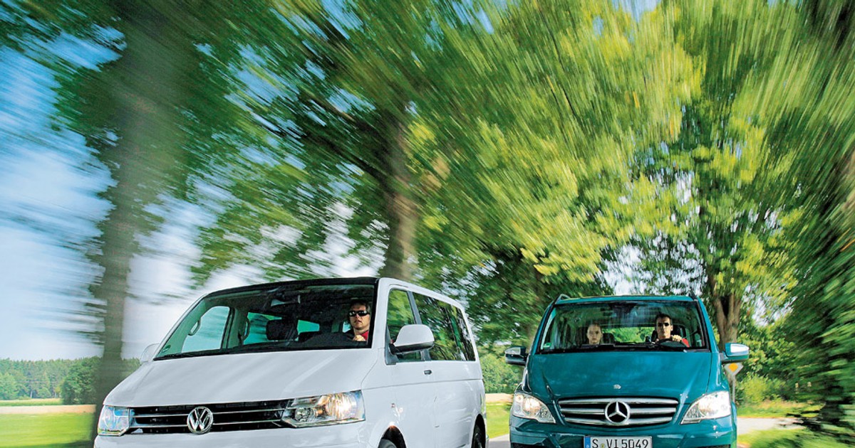 Mercedes Vito kontra Volkswagen Mutivan: mikrobusy z napędem 4x4