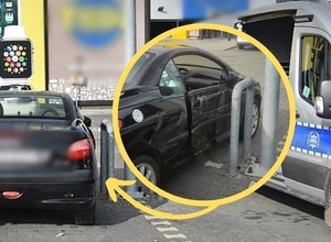 Trzylatek za kierownicą w Wałbrzychu. Przygwoździł matkę do barierki, ale to nie wszystko