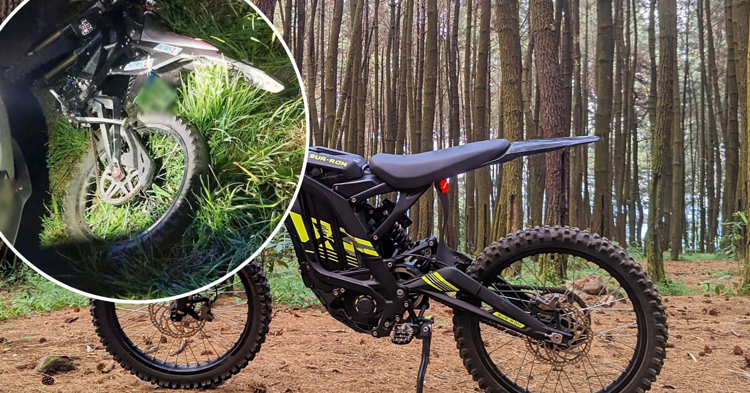 Policjanci zatrzymali u13-latka ciekającego na elektrycznym motocyklu.Miał podrobioną tablicę rejestracyjną 