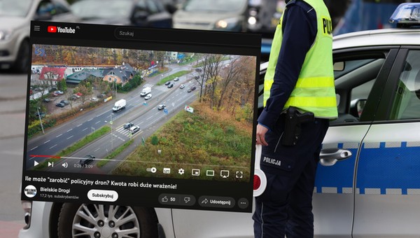 Zdziwicie się, ile może "zarobić" policyjny dron. Kwota zwala z nóg