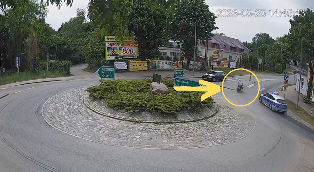 Motocyklista, uciekając przed policją, jechał z prędkością prawie 200 km na godz.