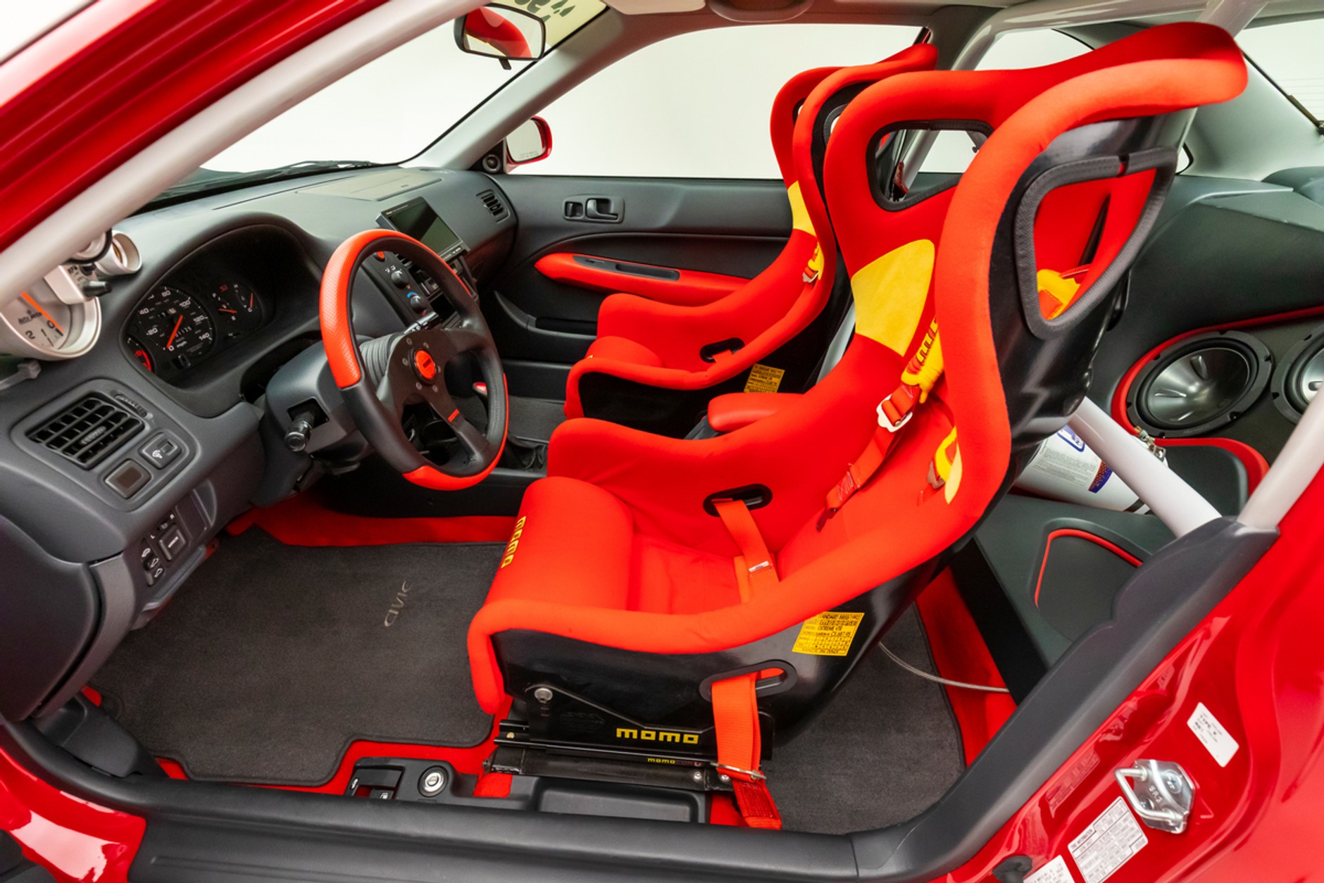 Honda Civic Si Heritage Super Street Build  - wnętrze