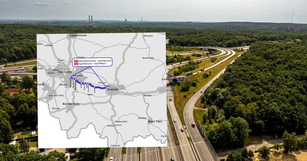 Już wkrótce kierowców czekają zmiany na autostradzie A4 Katowice — Kraków