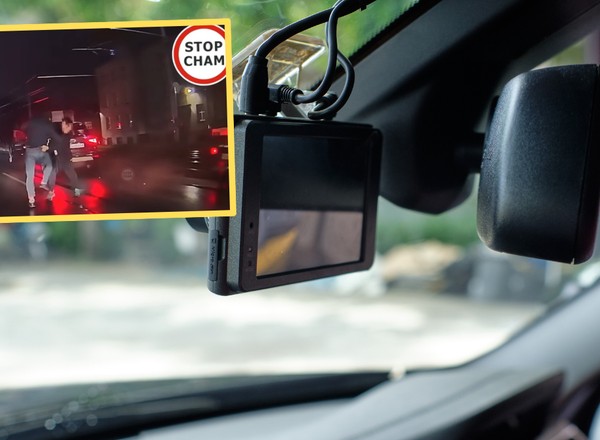 Zaskakujące sceny na drodze krajowej w Bytomiu. Zaczęli okładać się pięściami [WIDEO]