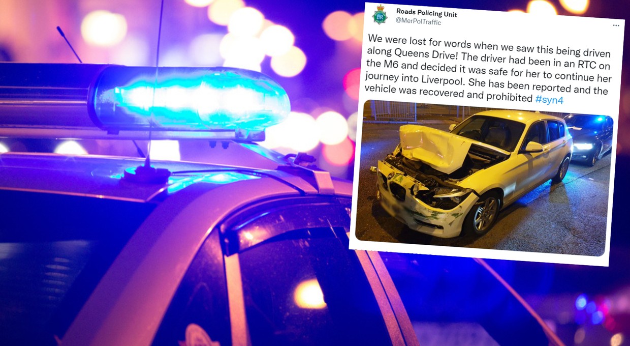 Samochodem w takim stanie jechał po autostradzie. Policjanci oniemieli