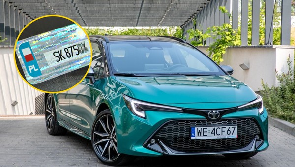 Naklejka rejestracyjna